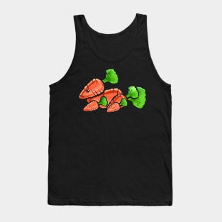 A Easter Bunny formed out of Single Carrots. Easter Tank Top